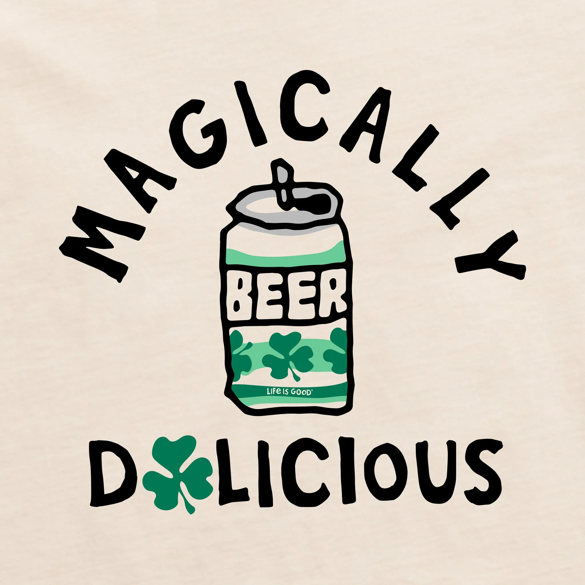Men's Magically Delicious Short Sleeve Crusher Tee Life is Good
