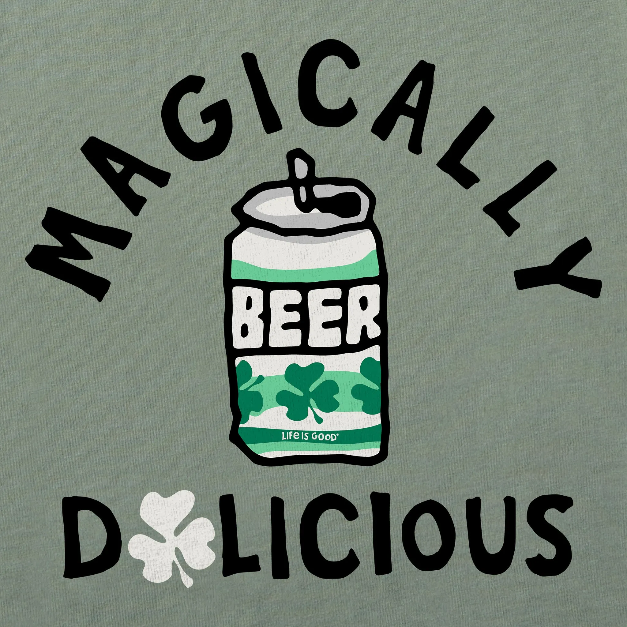 Men's Magically Delicious Short Sleeve Crusher Tee Life is Good