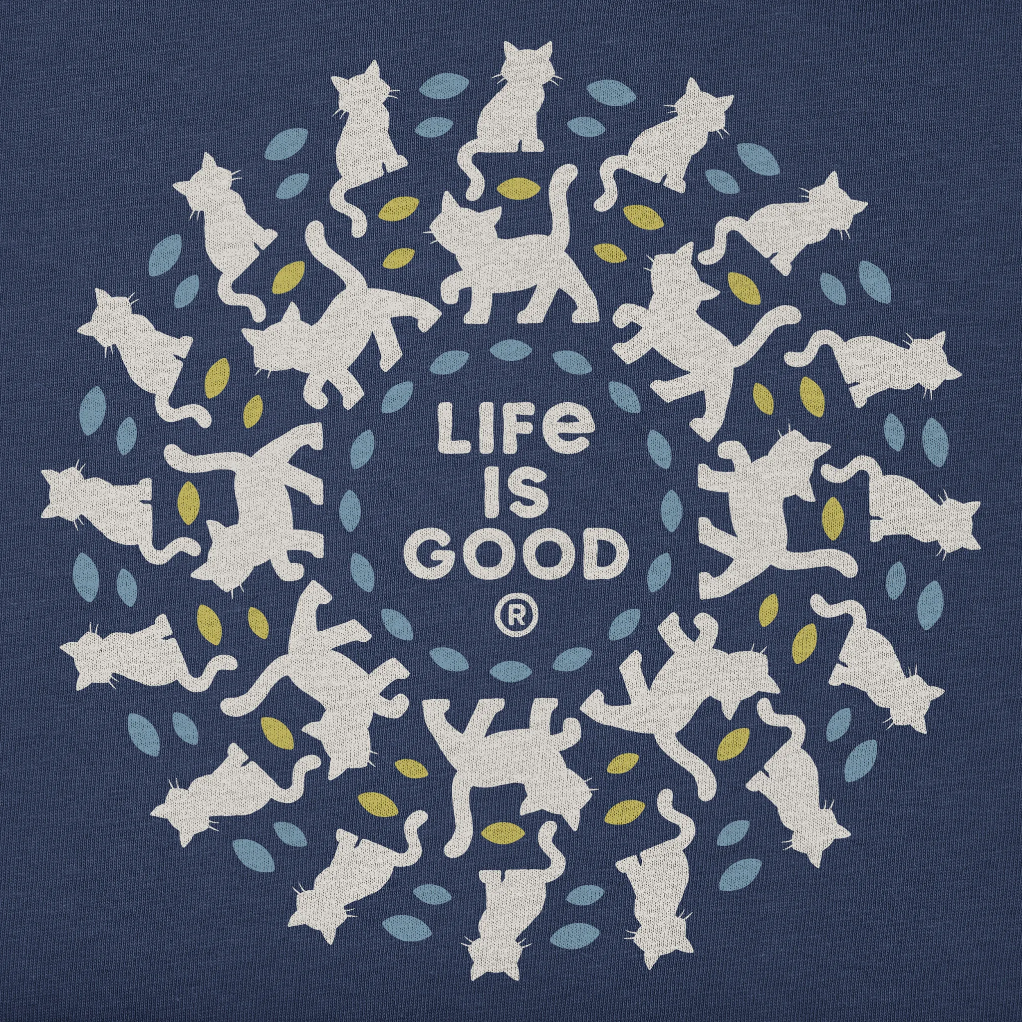 Men's Mandala Al Short Sleeve Crusher Tee Life is Good