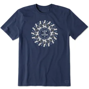 Men's Mandala Al Short Sleeve Crusher Tee Life is Good