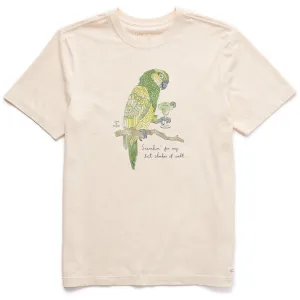Men's Margarita Parrot Short Sleeve Crusher Tee Life is Good