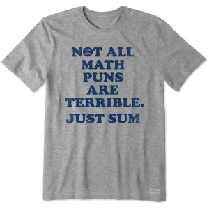 Men's Math Pun Short Sleeve Tee Life is Good