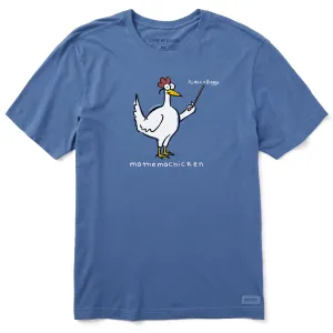 Men's Mathemachicken Short Sleeve Crusher Tee Life is Good