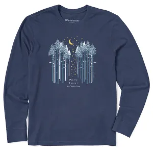 Men's May the Wintery Forest Be With You Long Sleeve Crusher Tee Life is Good