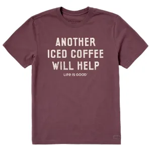 Men's Maybe Another Iced Coffee Short Sleeve Crusher Tee Life is Good