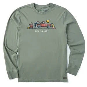 Men's Mechanic Vista Long Sleeve Crusher Tee Life is Good