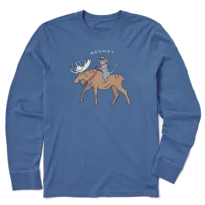 Men's Meowdy Long Sleeve Crusher Tee Life is Good