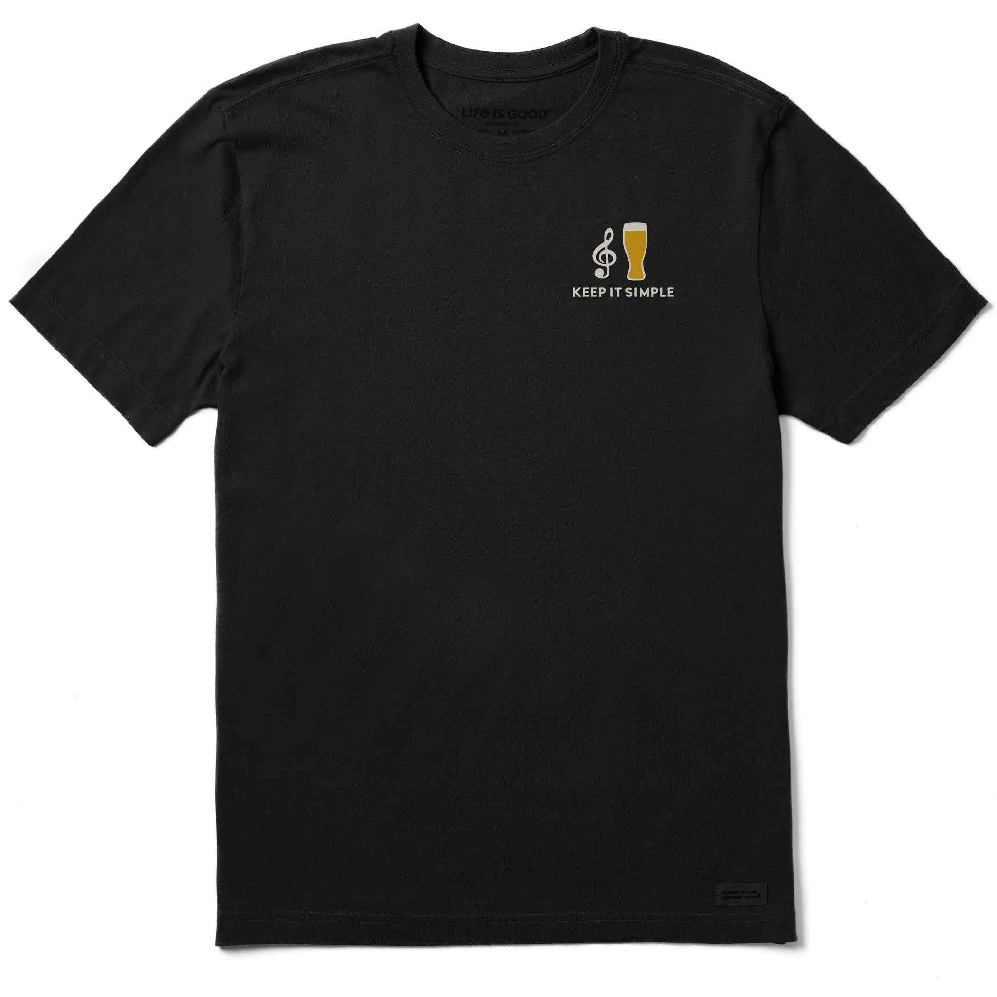 Men's Mini Music Beer Short Sleeve Tee Life is Good