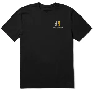 Men's Mini Music Beer Short Sleeve Tee Life is Good