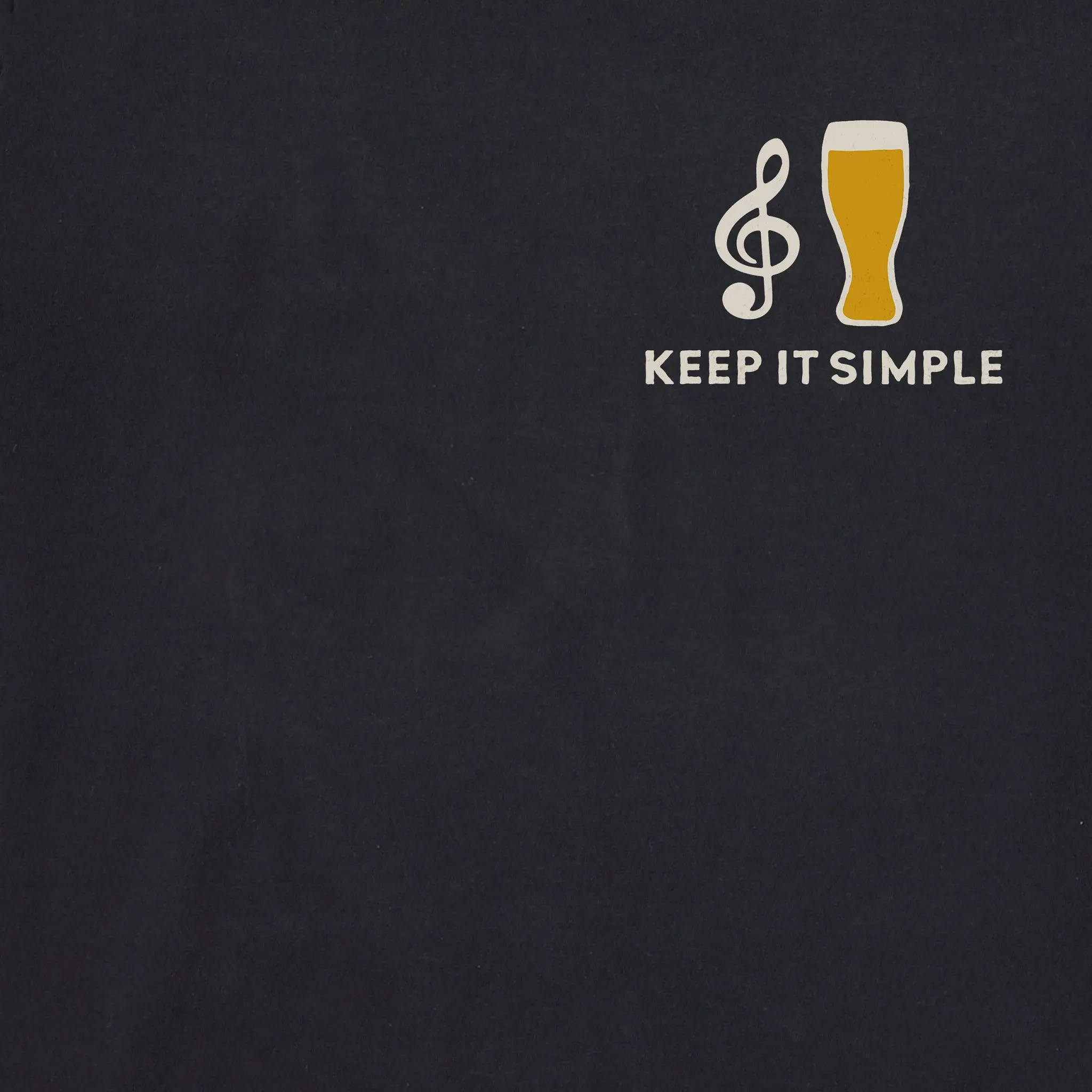 Men's Mini Music Beer Short Sleeve Tee Life is Good