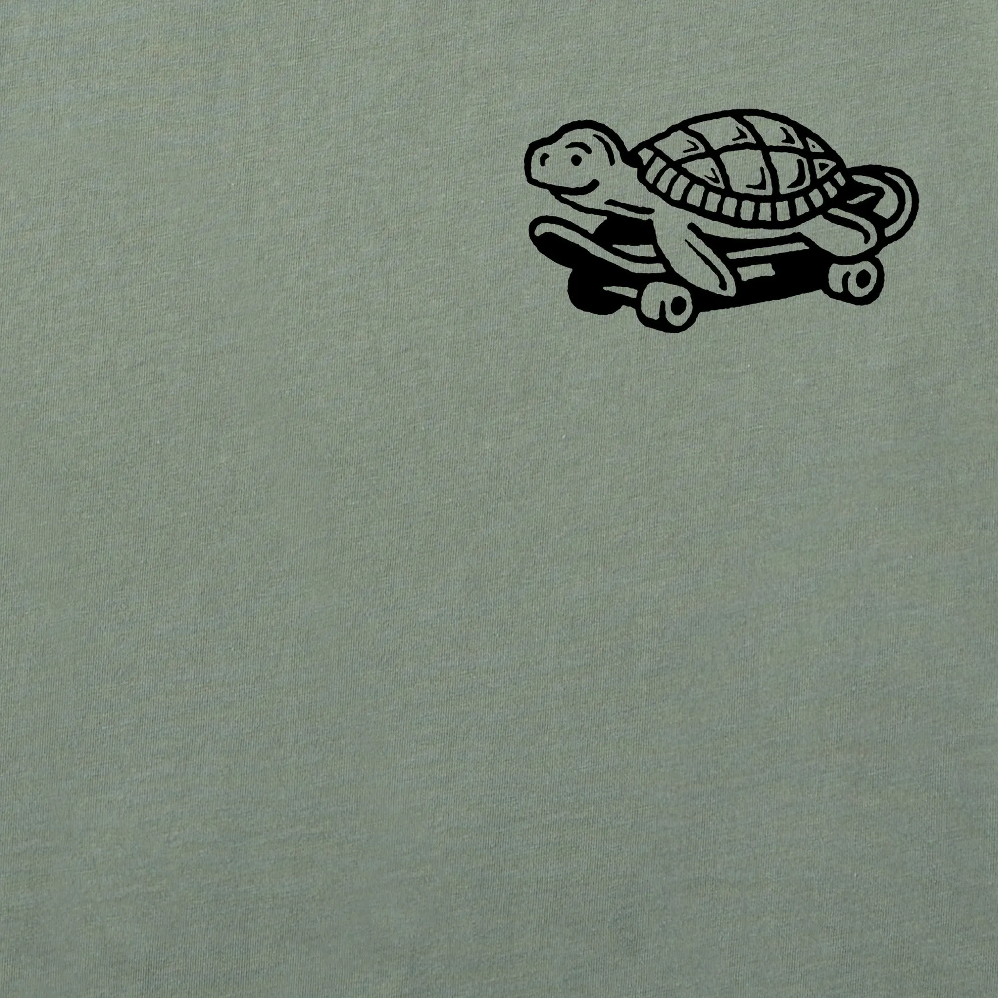 Men's Mini Turtle Skateboard Short Sleeve Tee Life is Good
