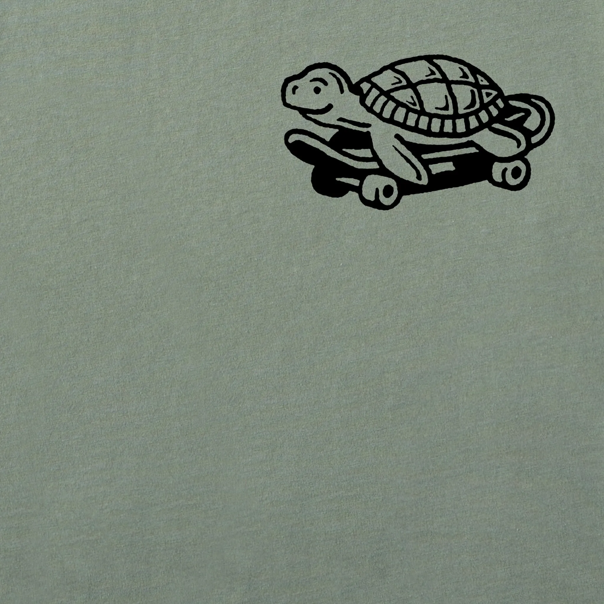 Men's Mini Turtle Skateboard Short Sleeve Tee Life is Good