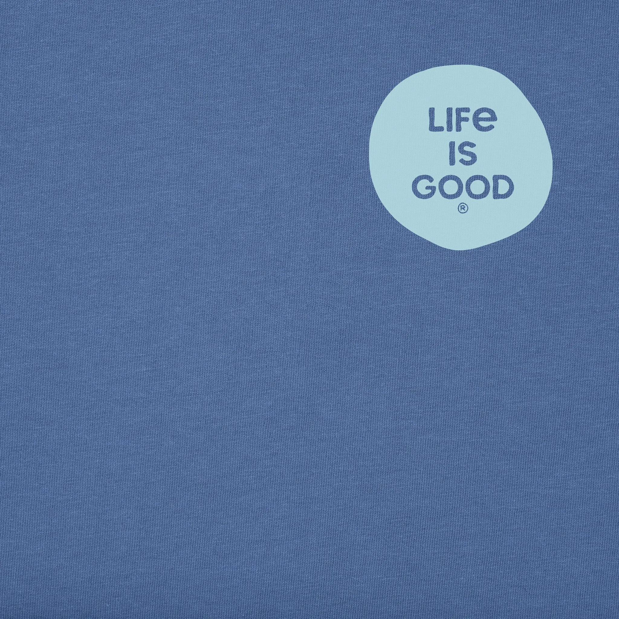 Men's Minimal Round Sunset Short Sleeve Tee Life is Good