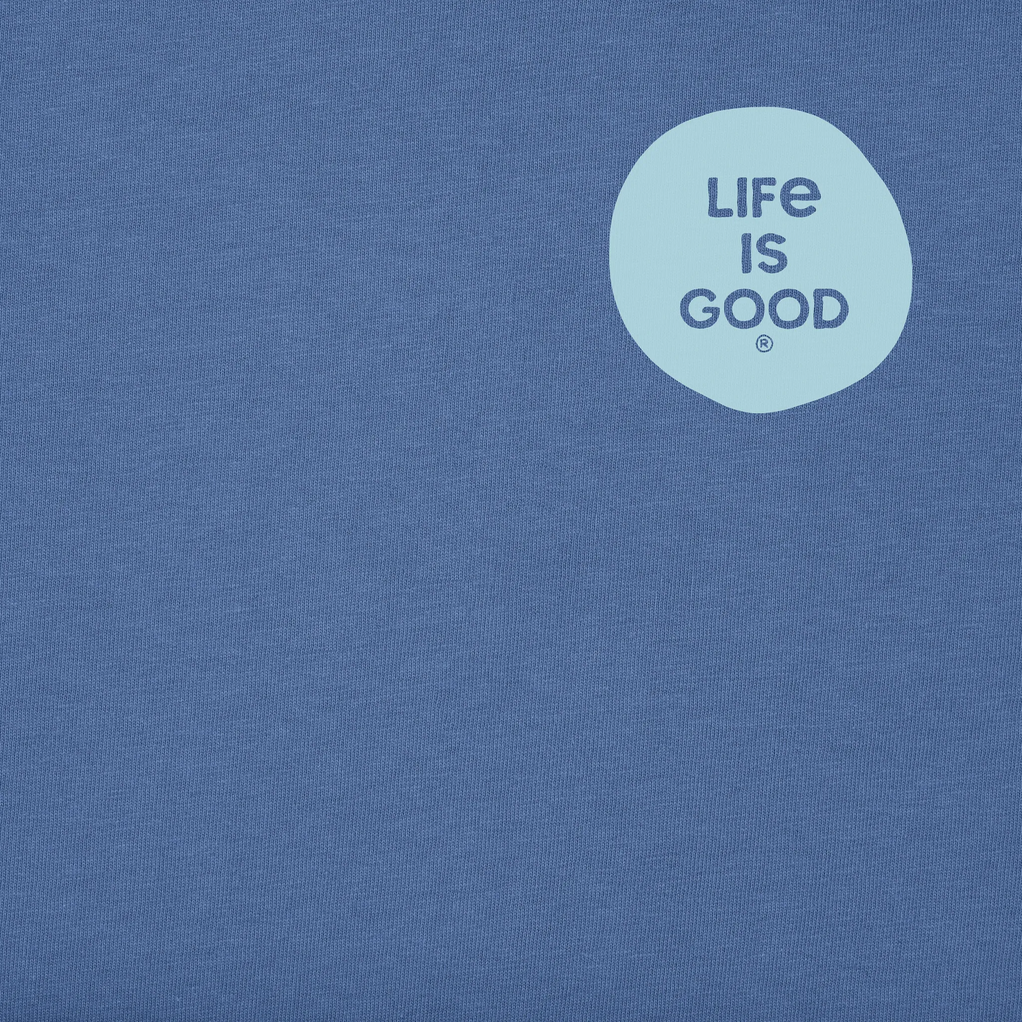 Men's Minimal Round Sunset Short Sleeve Tee Life is Good