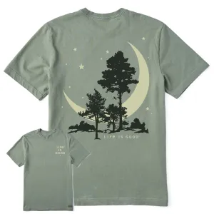 Men's Moonlight Trees Short Sleeve Tee Life is Good