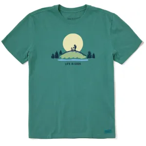 Men's Moonlight Walk Jake and Rocket Short Sleeve Crusher Tee Life is Good