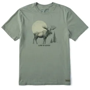 Men's Moose Sunrise Short Sleeve Crusher Tee Life is Good