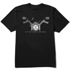 Men's Motorcycle Handlebars Short Sleeve Tee Life is Good