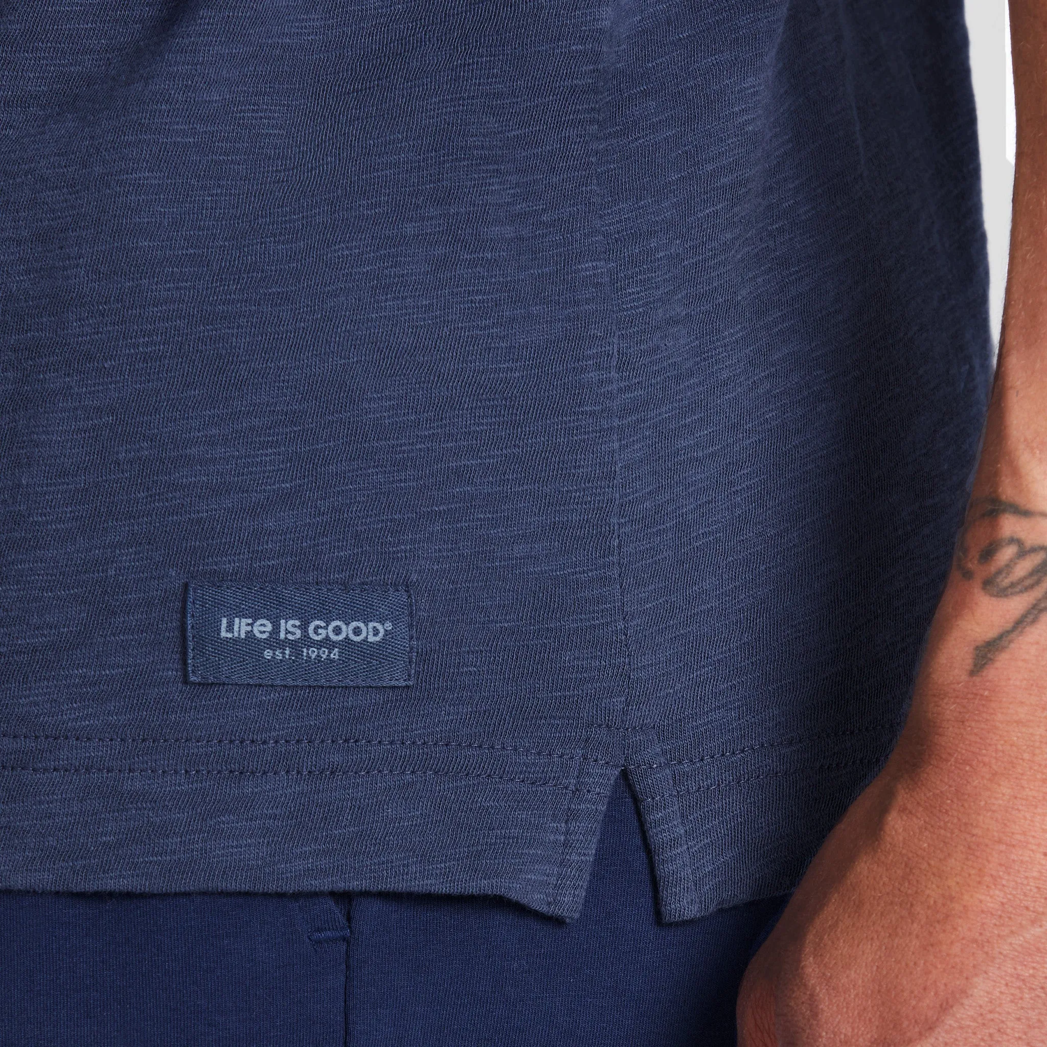 Men's Mountain Range Textured Slub Tee Life is Good