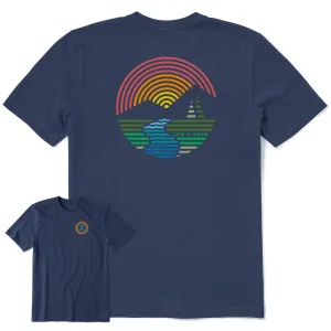 Men's Mountain Short Sleeve Crusher-LITE Tee Life is Good