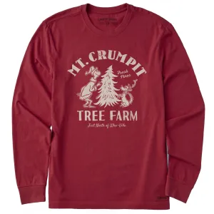 Men's Mt. Crumpit Tree Farm Long Sleeve Crusher Tee Life is Good