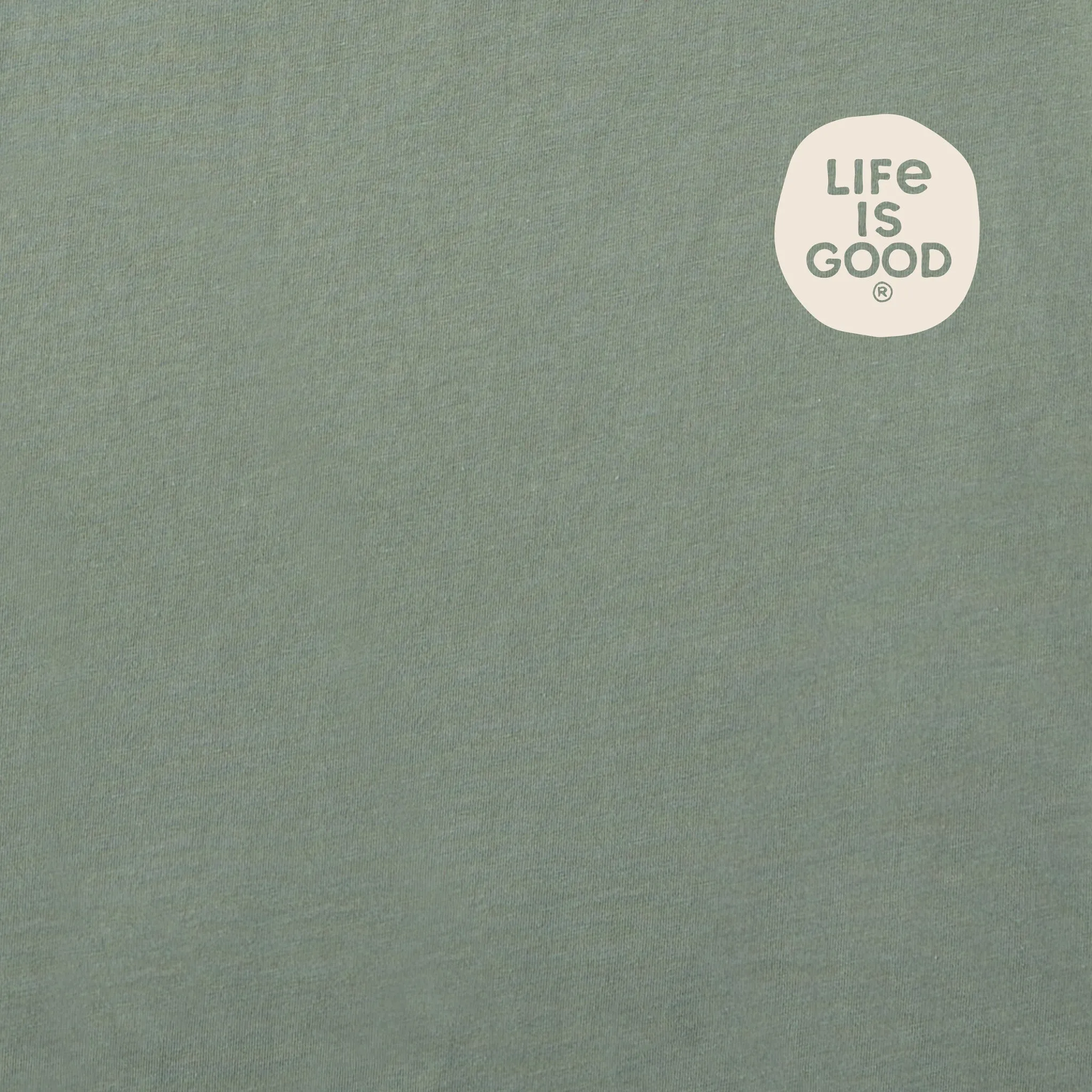 Men's My Happy Place River Short Sleeve Crusher Tee Life is Good