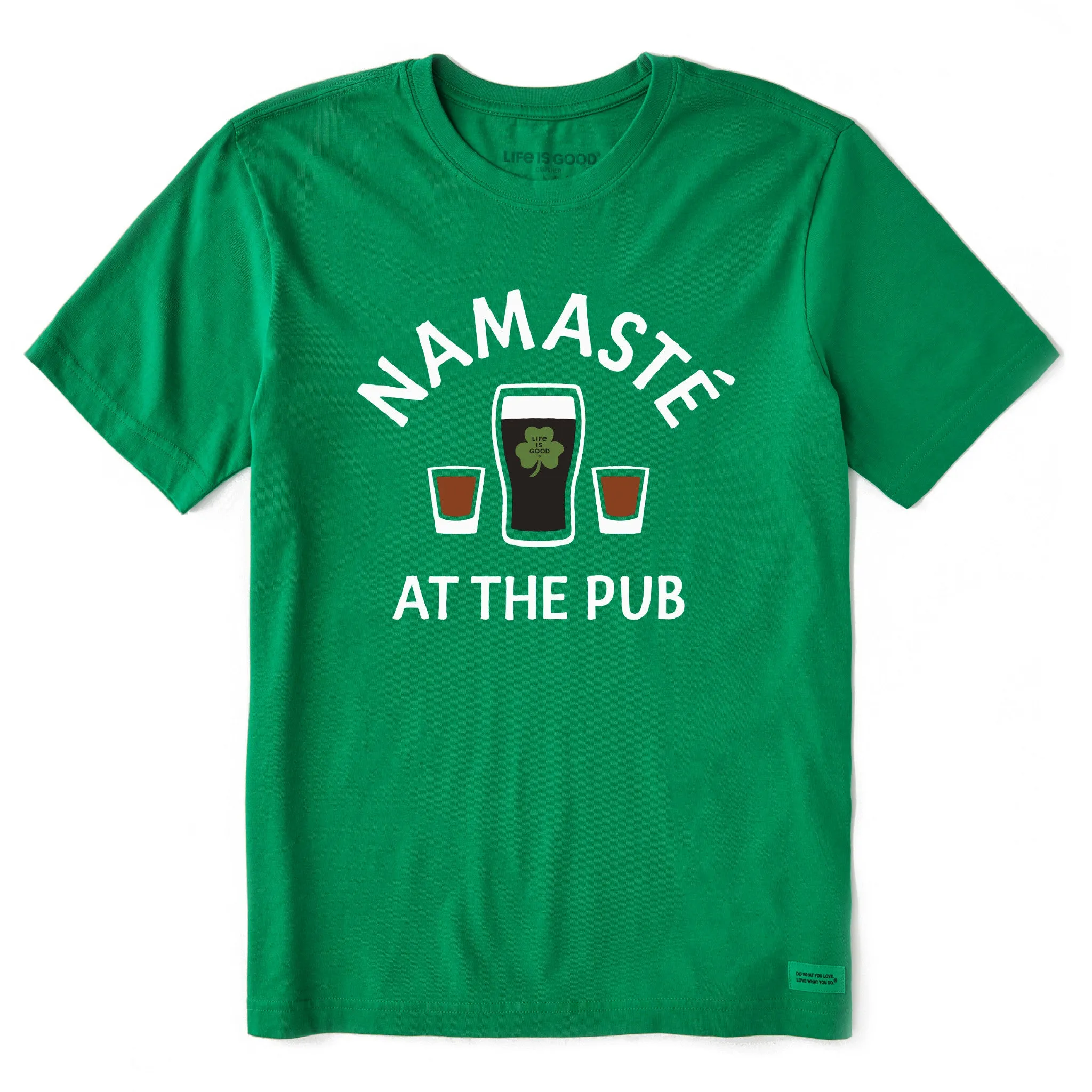 Men's Namaste at the Pub Short Sleeve Crusher Tee Life is Good
