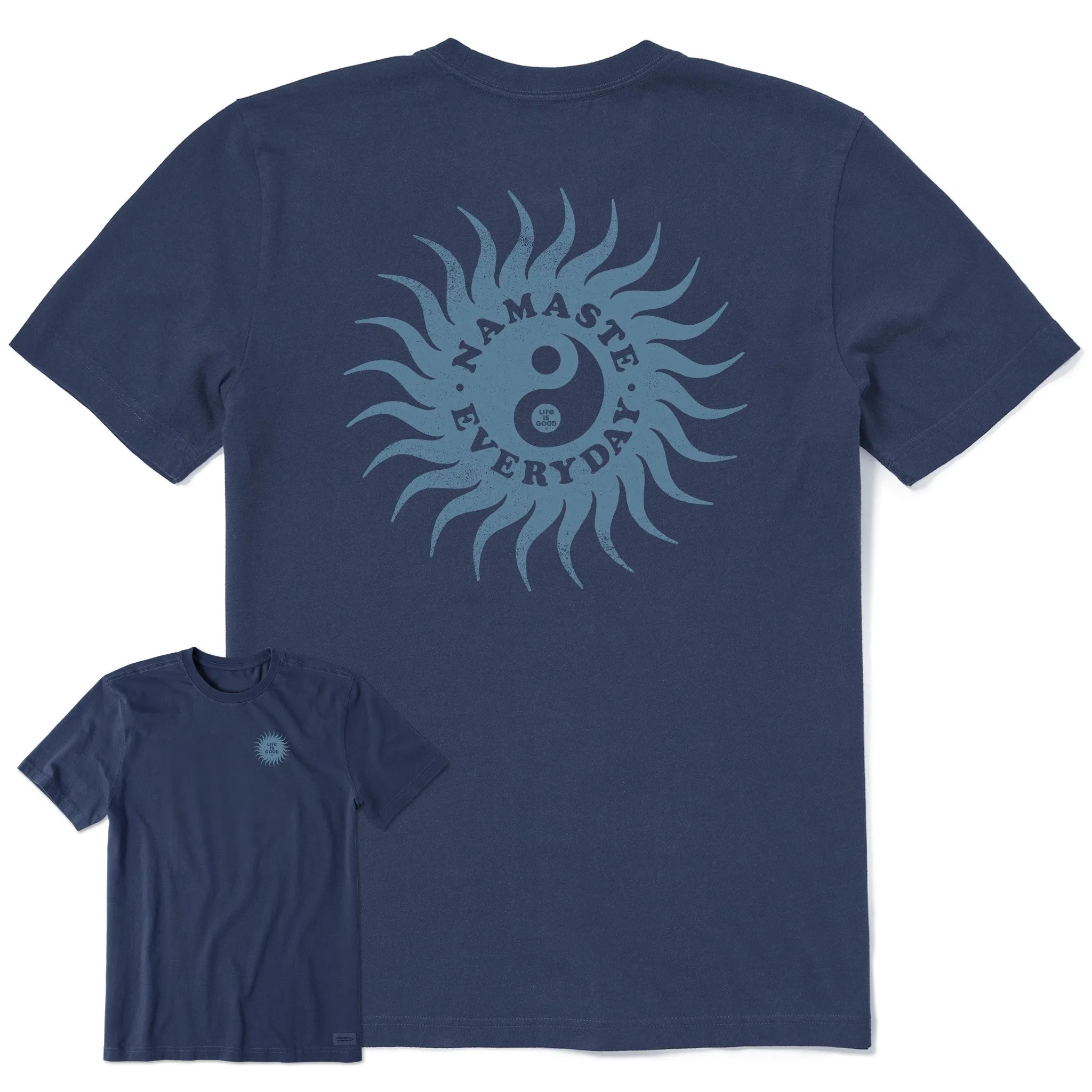 Men's Namaste Everyday Short Sleeve Tee Life is Good