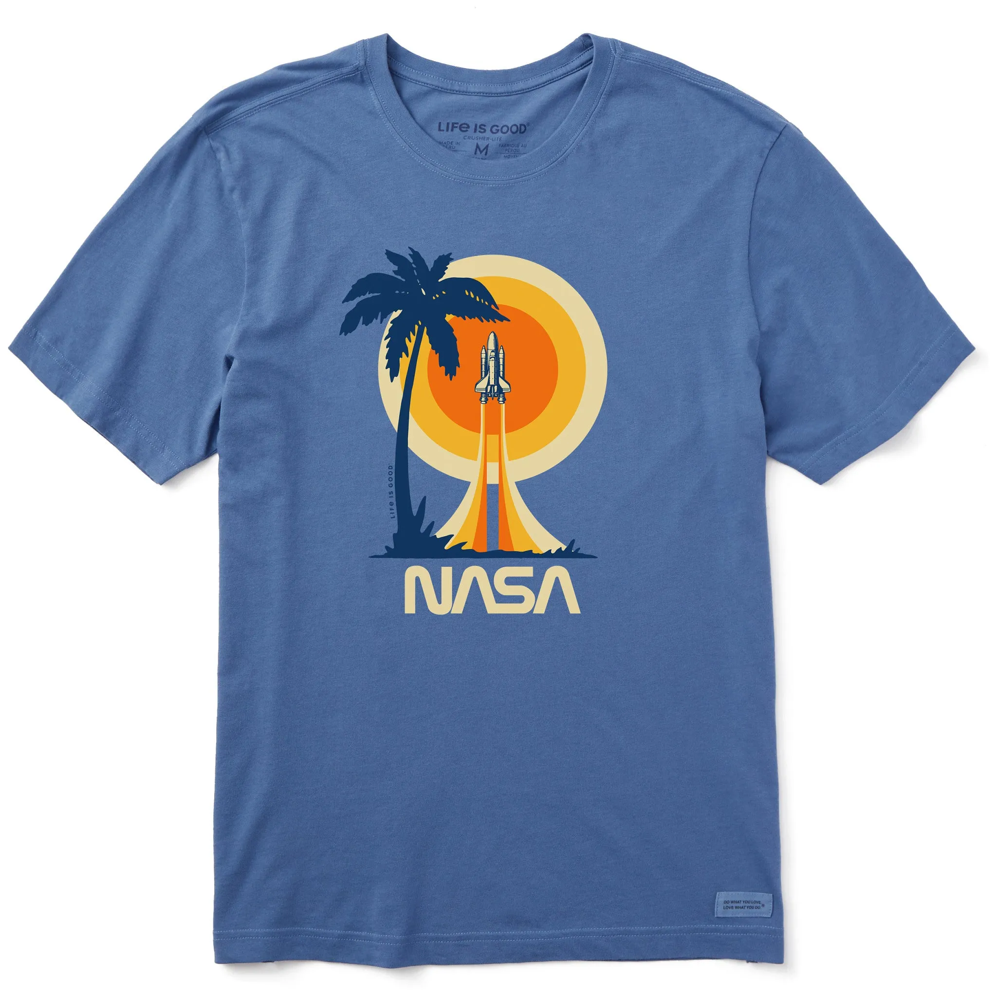 Men's NASA Beach Launch Short Sleeve Tee Life is Good