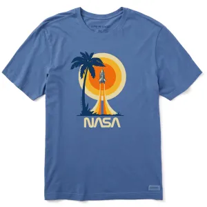 Men's NASA Beach Launch Short Sleeve Tee Life is Good