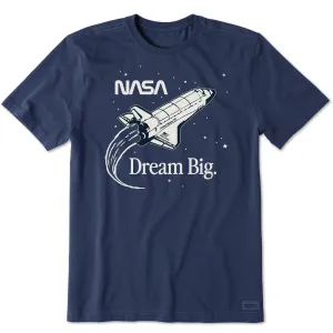 Men's NASA Dream Big Short Sleeve Crusher Tee Life is Good