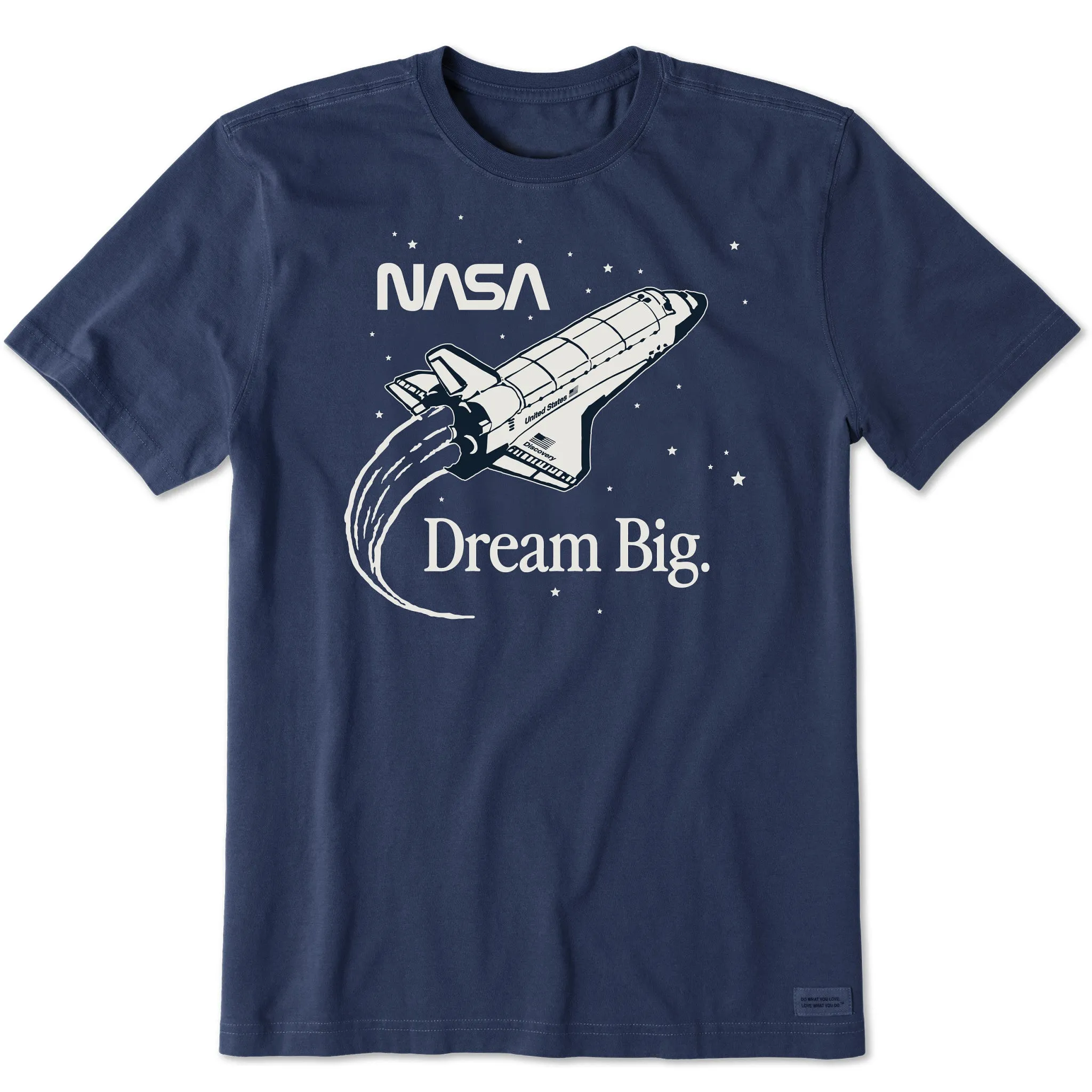 Men's NASA Dream Big Short Sleeve Crusher Tee Life is Good