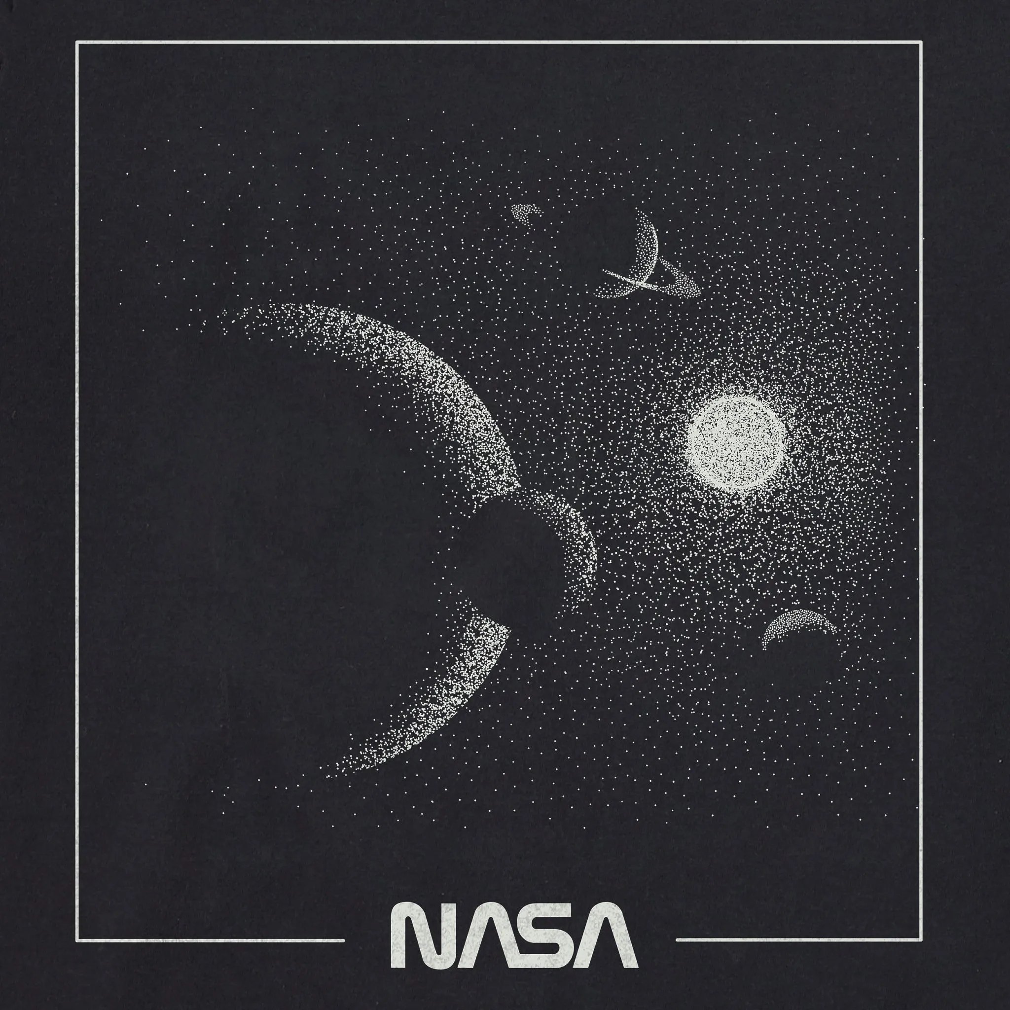 Men's NASA Outer Space Short Sleeve Tee Life is Good