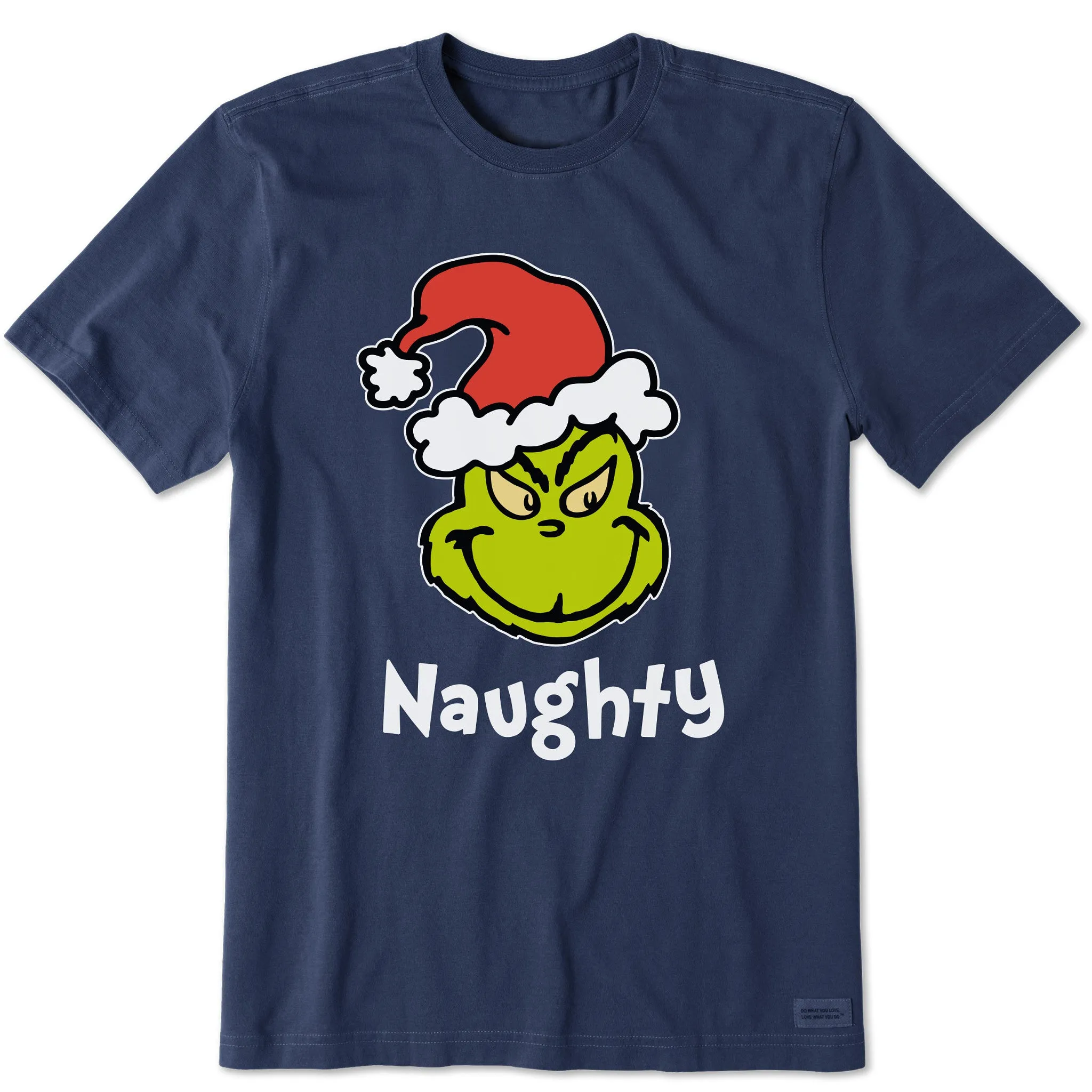 Men's Naughty Grinch Short Sleeve Crusher Tee Life is Good