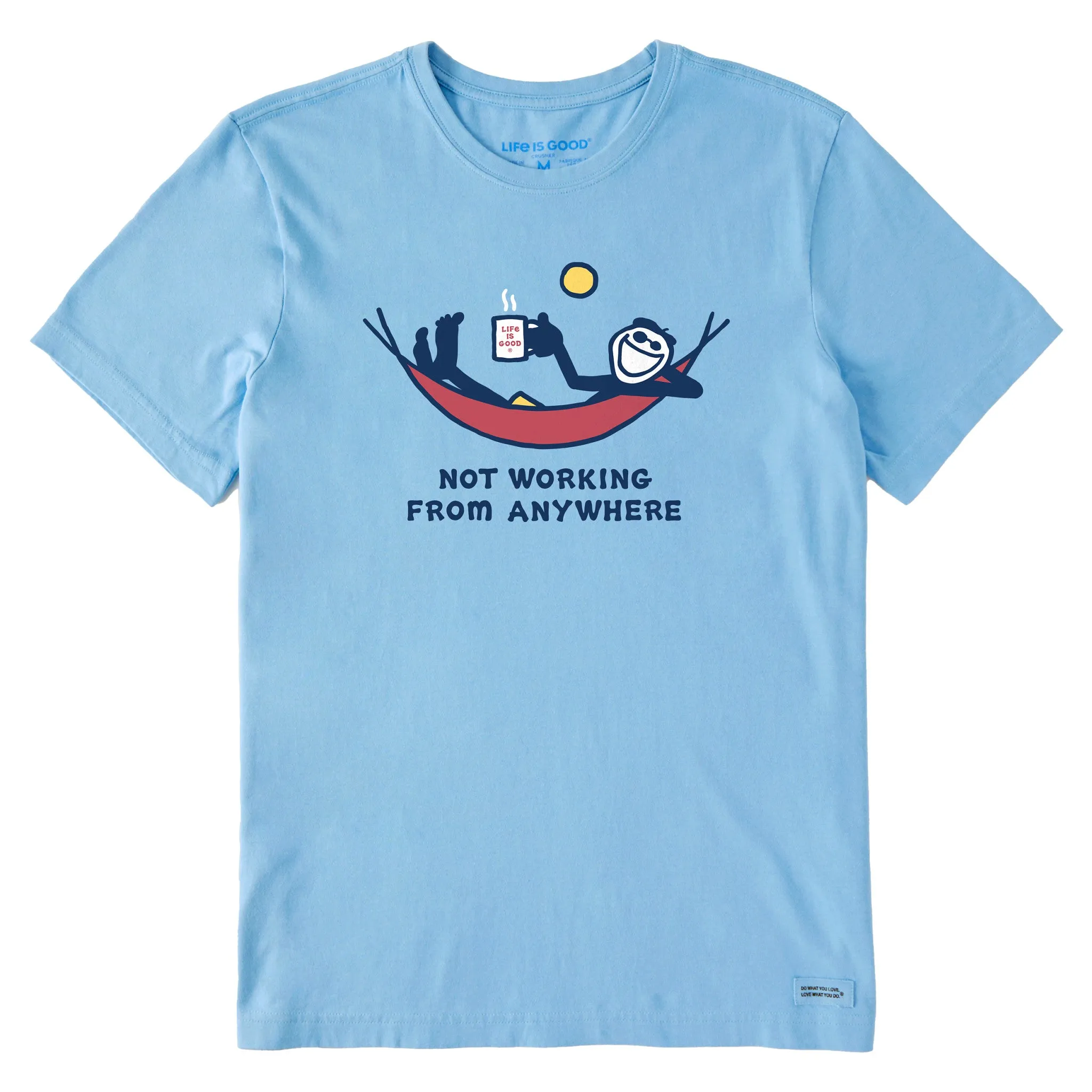 Men's Not Working Hammock Short Sleeve Tee Life is Good