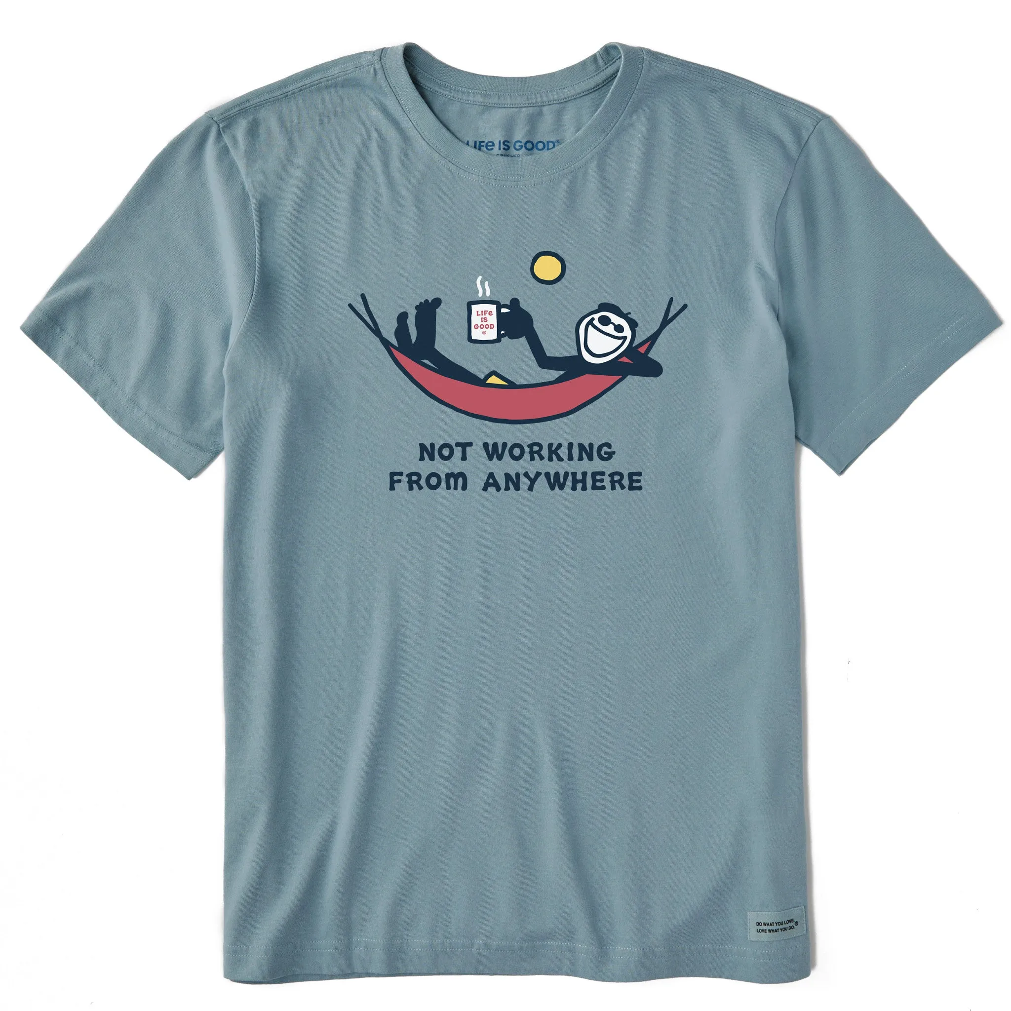Men's Not Working Hammock Short Sleeve Tee Life is Good