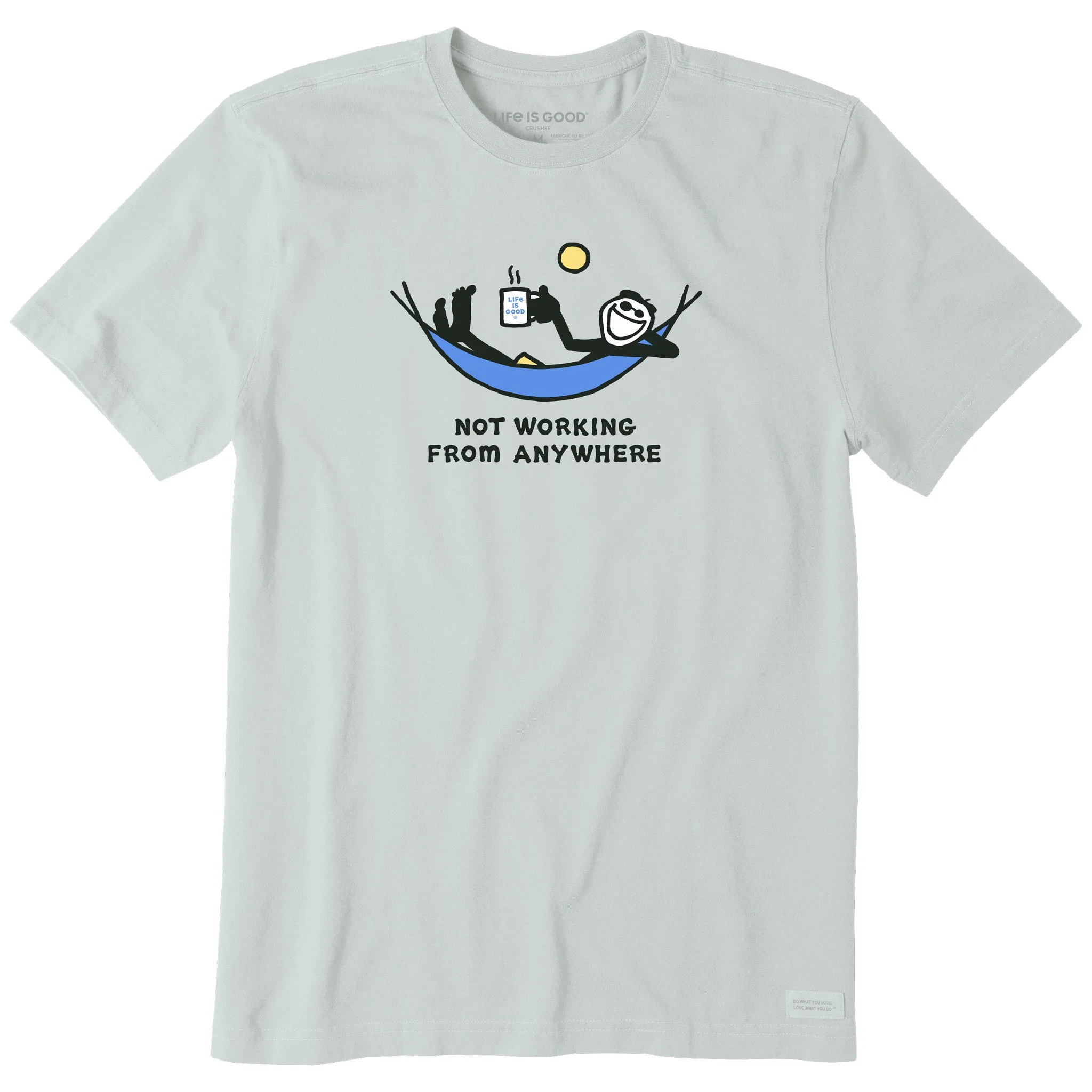 Men's Not Working Hammock Short Sleeve Tee Life is Good