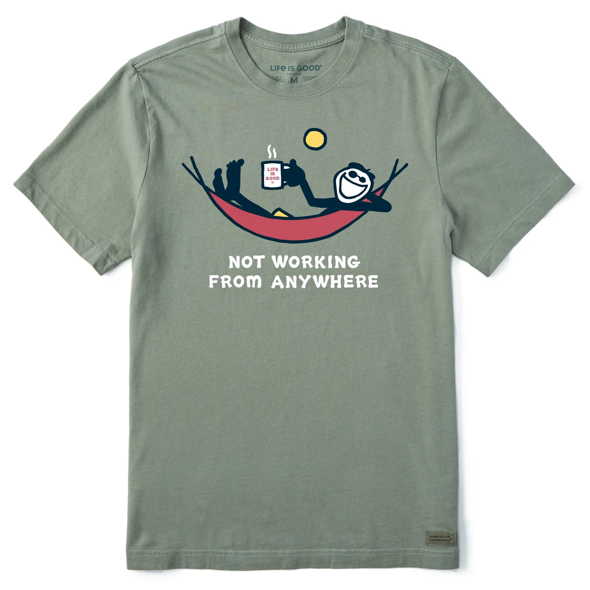 Men's Not Working Hammock Short Sleeve Tee Life is Good