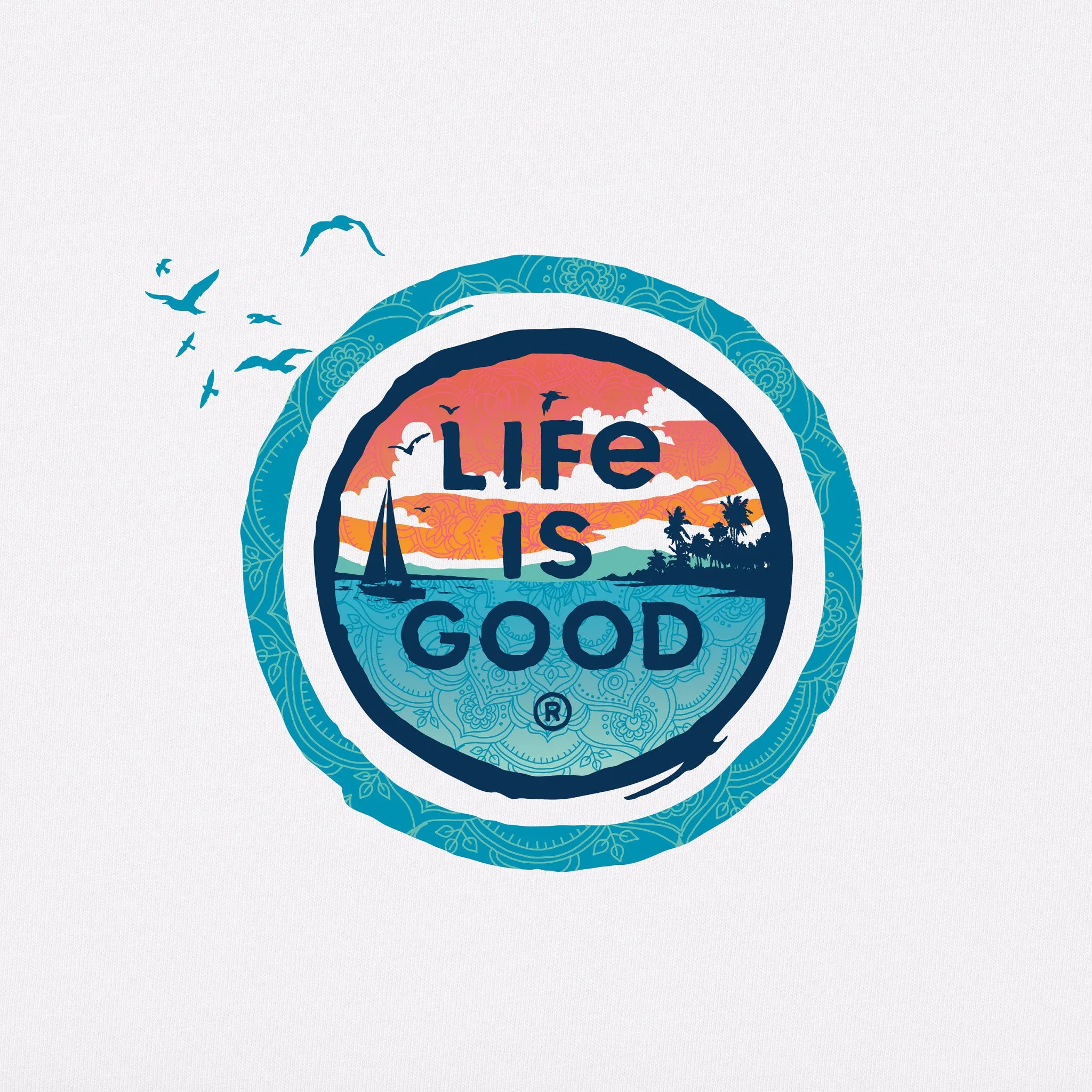 Men's Ocean Coin Short Sleeve Tee Life is Good