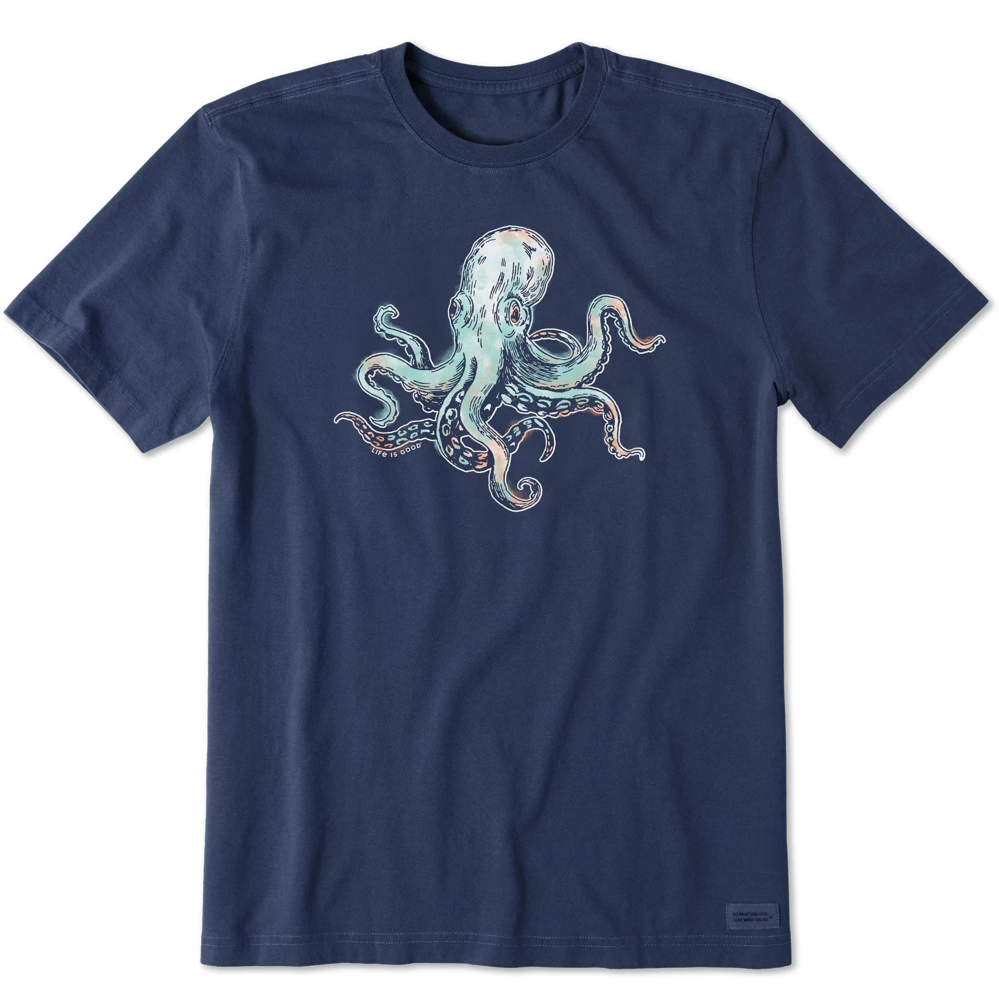 Men's Octopus Short Sleeve Tee Life is Good