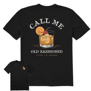 Men's Old Fashioned Short Sleeve Crusher Tee Life is Good