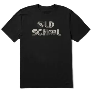 Men's Old School Vinyl Cassette Short Sleeve Tee Life is Good