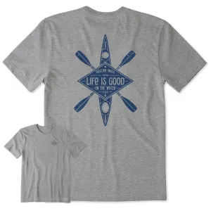 Men's On the Water Kayak Short Sleeve Tee Life is Good