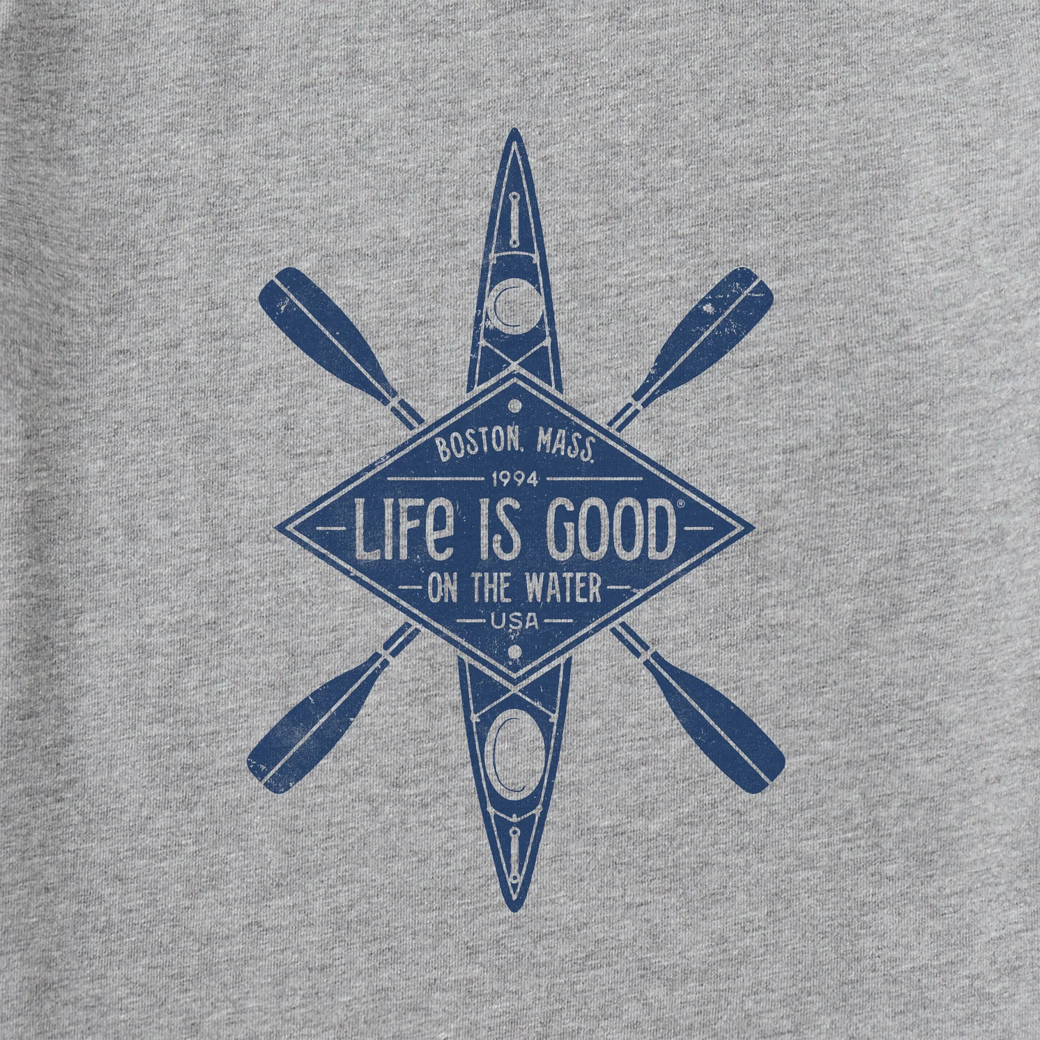 Men's On the Water Kayak Short Sleeve Tee Life is Good