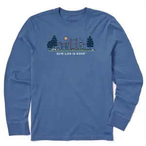 Men's Outdoor Gym Vista Long Sleeve Crusher Tee Life is Good