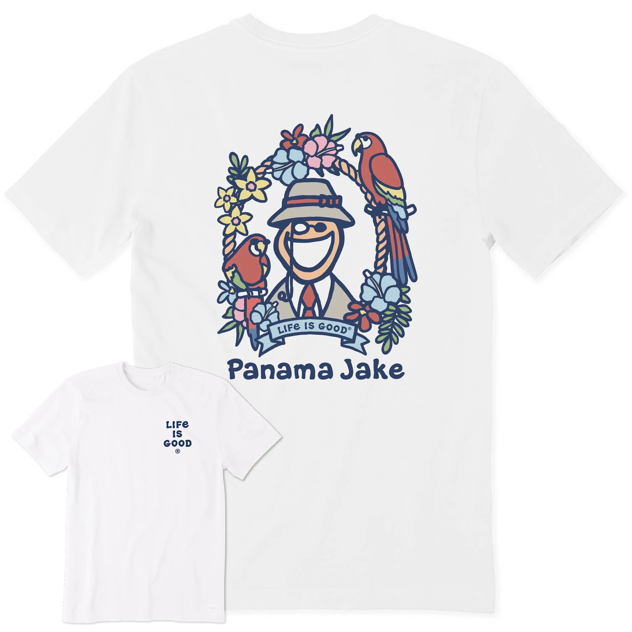 Men's Panama Jake Short Sleeve Tee Life is Good