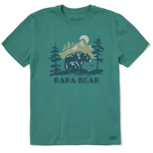 Men's Papa Bear Mountains Short Sleeve Tee Life is Good