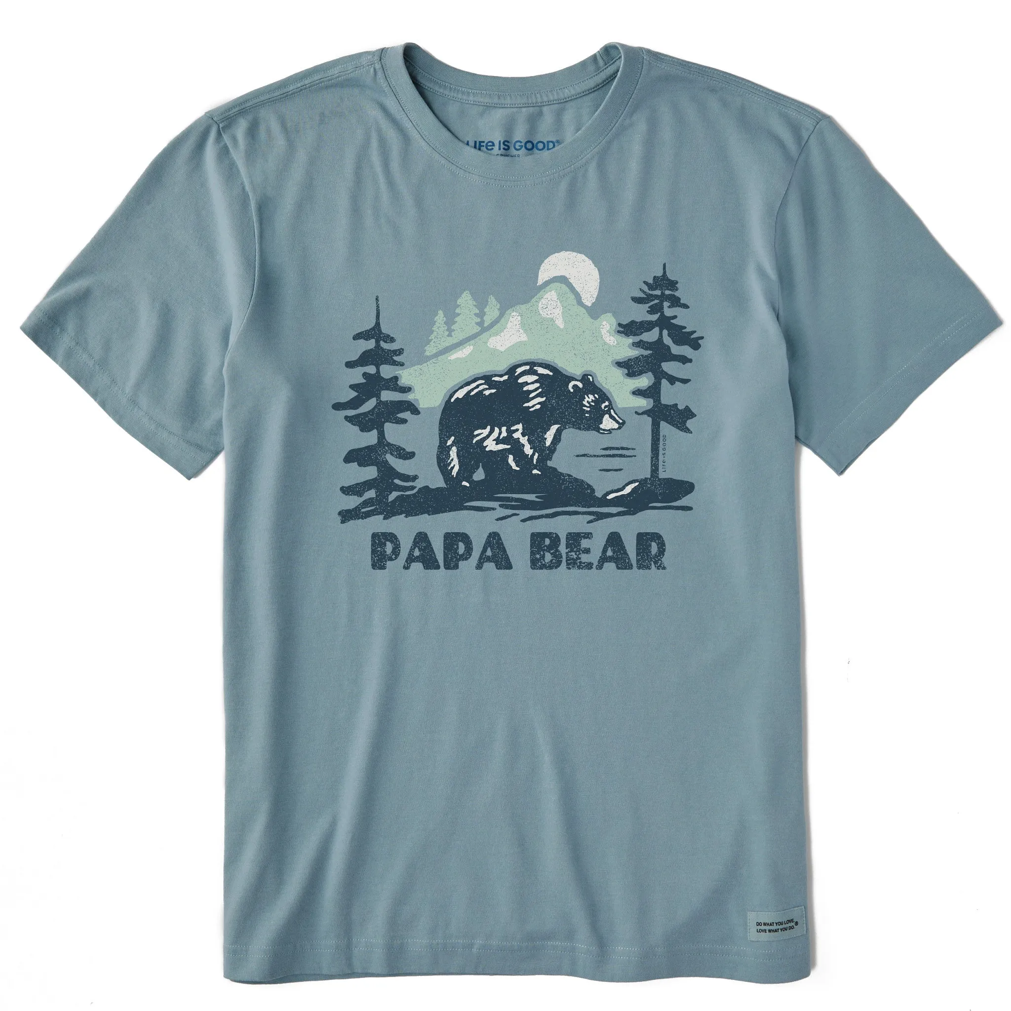 Men's Papa Bear Mountains Short Sleeve Tee Life is Good