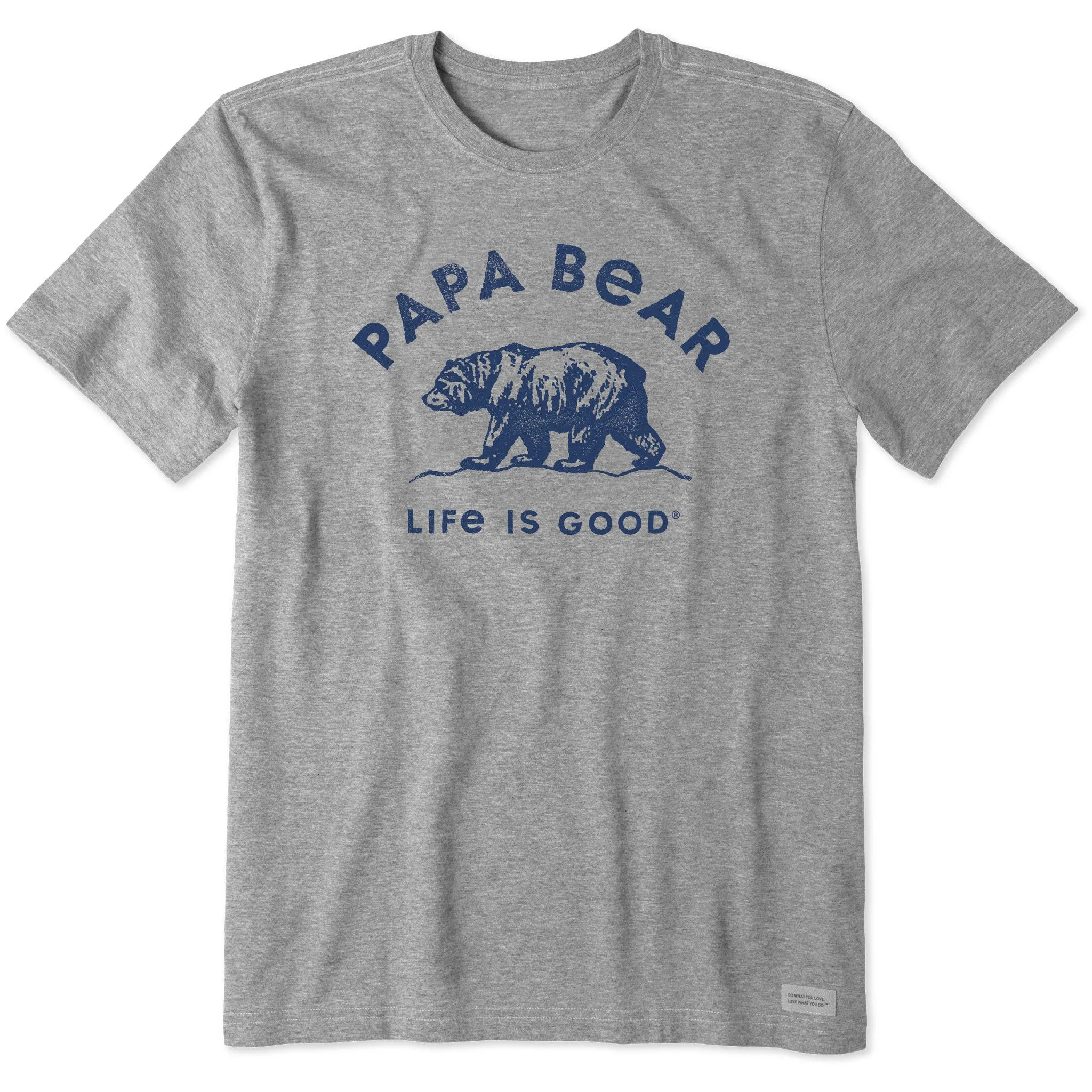 Men's Papa Bear Outdoors Short Sleeve Crusher Tee Life is Good