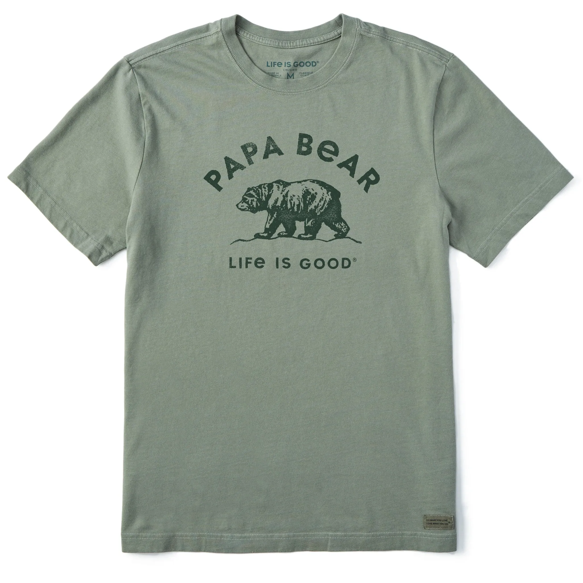 Men's Papa Bear Outdoors Short Sleeve Crusher Tee Life is Good